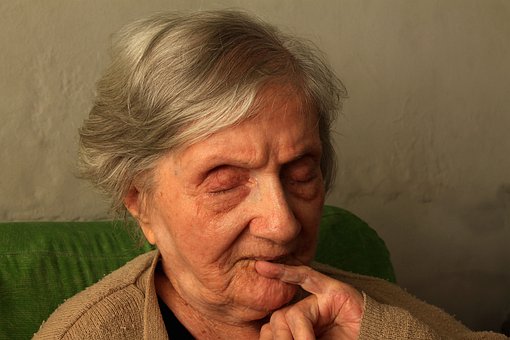 Grandma, Old Woman, Old Age, Old Alone