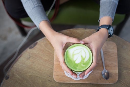 Matcha Latte, Hot, Matcha, Beverage, Tea